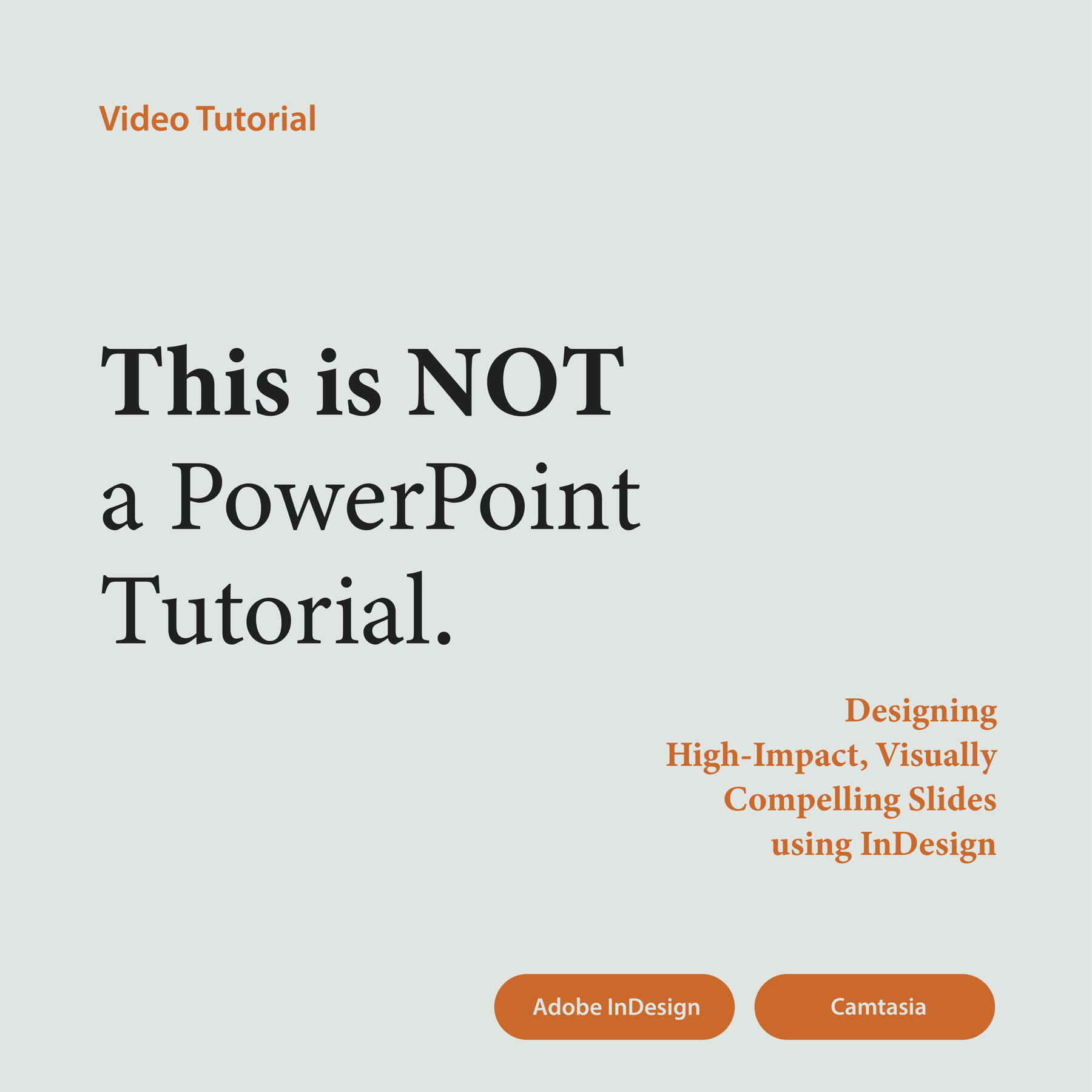 Adobe InDesign | Camtasia